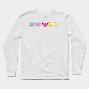 I Love Cats Collection Long Sleeve T-Shirt